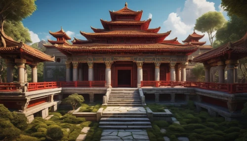 buddhist temple,white temple,hall of supreme harmony,asian architecture,palyul,dojo,shambhala,water palace,vihara,summer palace,wudang,teahouse,tianxia,the golden pavilion,taoism,temple,fengshui,manjushri,thai temple,feng shui,Conceptual Art,Sci-Fi,Sci-Fi 14