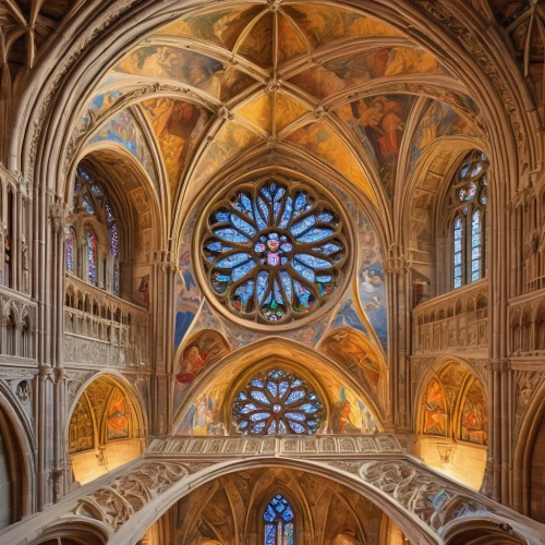 vaulted ceiling,transept,metz,duomo,batalha,notre dame,notredame de paris,notredame,reims,cathedral,gaudi,cathedrals,the cathedral,nidaros cathedral,sagrada familia,neogothic,vaults,minster,stained glass windows,ceilinged,Illustration,Japanese style,Japanese Style 19