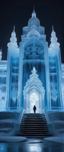 ice castle,water palace,white temple,harbin,asian architecture,shwedagon,water cube,city fountain,peterhof,ice curtain,akshardham,spa water fountain,fountain of friendship of peoples,jilin,hall of supreme harmony,peterhof palace,marble palace,winterlude,summer palace,fountains,Illustration,Vector,Vector 20