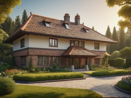 home landscape,beautiful home,wooden house,danish house,traditional house,roof landscape,dreamhouse,country house,country cottage,houses clipart,little house,3d rendering,weatherboarded,house in the forest,ancient house,house shape,dormer,country estate,house insurance,garden elevation,Illustration,Realistic Fantasy,Realistic Fantasy 31