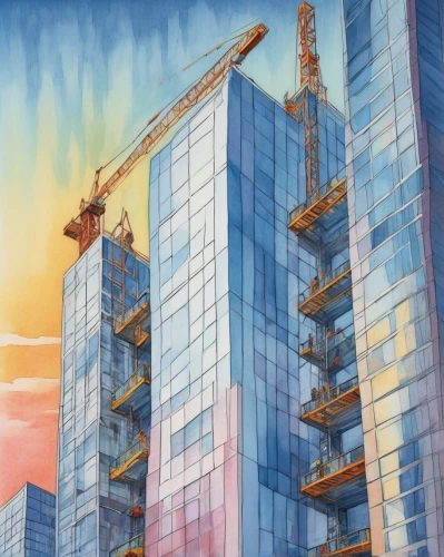 skyscraping,ideon,aquarion,overdevelopment,highrises,heavy construction,construction site,sky apartment,building construction,megapolis,construction company,shinbo,constructing,high-rise building,cranes,instrumentality,rahxephon,skycraper,construction,construction industry,Conceptual Art,Daily,Daily 17