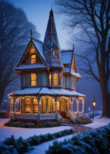 gingerbread house,the gingerbread house,winter house,christmas house,santa's village,victorian house,gingerbread houses,christmas landscape,winter village,christmas town,christmas village,old victorian,miniature house,victorian,christmas scene,fairytale castle,house in the forest,winter wonderland,snowhotel,winterplace,Photography,Documentary Photography,Documentary Photography 17