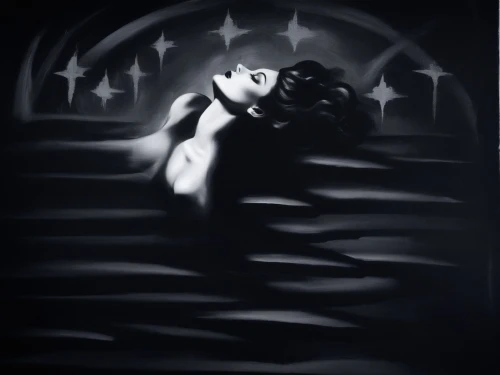 the sleeping rose,mourning swan,indolent,gothika,vampira,siren,art deco woman,llorona,insomnia,the girl in the bathtub,selene,nocturnals,nocturne,mouring,dead bride,slumberland,dreamtime,nightdress,sleeping rose,mermaid background,Photography,Black and white photography,Black and White Photography 08