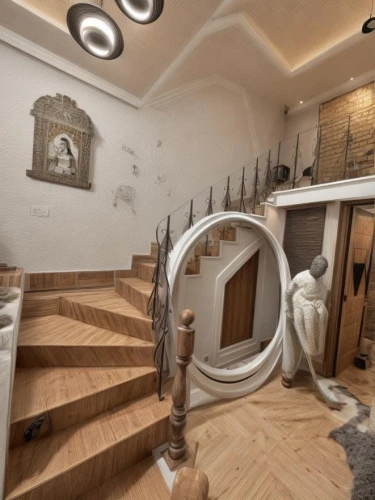 circular staircase,winding staircase,outside staircase,staircase,entrance hall,home interior,stone stairs,spiral staircase,interior decoration,stone stairway,wooden stair railing,interior decor,stairway,wooden stairs,foyer,search interior solutions,escalera,downstairs,staircases,spiral stairs,Interior Design,Living room,Modern,Cuba Contemporary