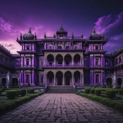 ghost castle,marble palace,gwalior,rajbari,stone palace,haunted castle,rajasthan,fairy tale castle,mansion,fairytale castle,palace,the palace,kaiping,istana,chhatri,water palace,palaces,purple landscape,city palace,chhatris,Photography,General,Realistic