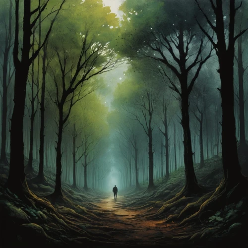 forest path,forest background,forest road,forest walk,the path,the mystical path,forest landscape,the forest,forest of dreams,world digital painting,hollow way,forest,pathway,the woods,nature background,path,mirkwood,fantasy picture,foggy forest,holy forest,Illustration,Abstract Fantasy,Abstract Fantasy 18