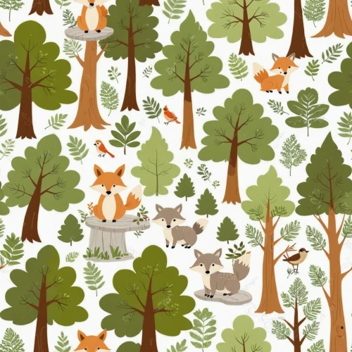 forest animals,woodland animals,cartoon forest,seamless pattern repeat,background pattern,christmas tree pattern,birch tree background,forest background,coniferous forest,forest animal,animal stickers,vector pattern,carrot pattern,background vector,endpapers,birch tree illustration,spruce forest,fir forest,deer illustration,fox stacked animals,Vector Pattern,Christmas,Christmas 23