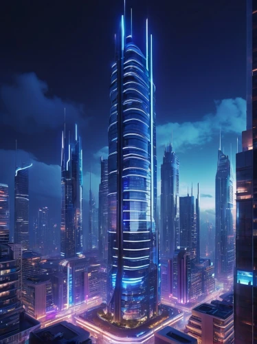 cybercity,coruscant,cybertown,futuristic architecture,cyberport,megacorporations,skyscraper,futuristic landscape,megacorporation,metropolis,ctbuh,capcities,electric tower,dubai,futuristic,the skyscraper,supertall,urban towers,guangzhou,kaidan,Illustration,Abstract Fantasy,Abstract Fantasy 11