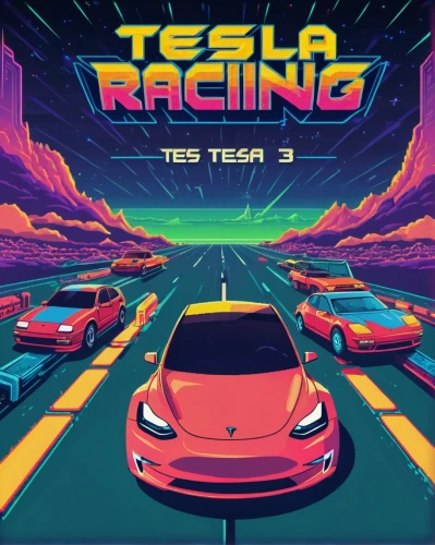 teslas,tesla,tesana,car racing,tsr,electric driving,imsa,racing machine,racing road,tescoma,autotrends,tecnicas,retro background,techradar,wsr,supercharging,tesler,testarossa,automobile racer,musk,Unique,Pixel,Pixel 04