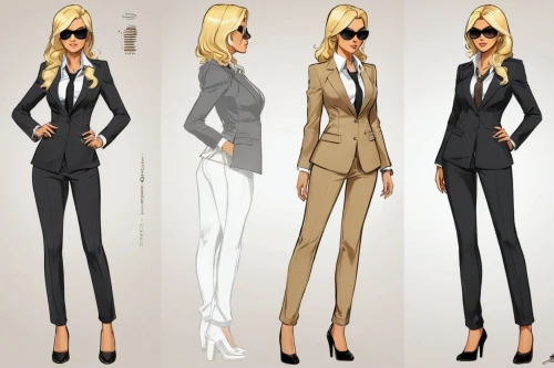 businesswoman,business woman,business girl,pantsuits,fashion vector,bussiness woman,dressup,spy visual,businesswomen,woman in menswear,pantsuit,woodsen,business women,ladies clothes,navy suit,business angel,suits,women's clothing,tailcoats,secretarial,Unique,Design,Character Design