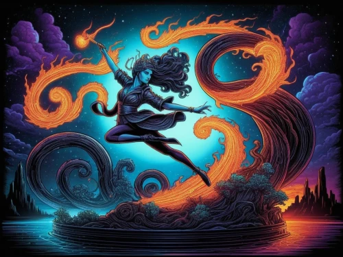 samudra,djinn,varekai,whirlwinds,patronus,fantasia,poseidon,mahadeva,dancing flames,khaldei,firedancer,fire dancer,airbender,igelstrom,hades,maelstrom,kongfu,cirque du soleil,dormammu,dragon fire,Illustration,Realistic Fantasy,Realistic Fantasy 25