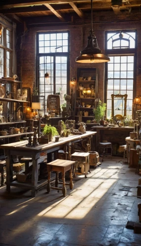 workbenches,the coffee shop,lumberyard,chefs kitchen,brickworks,danish furniture,rustic aesthetic,anthropologie,barnwood,sewing factory,packinghouse,officine,manufactory,movie set,blacksmiths,the kitchen,bakehouse,rustic,coffeehouses,zakka,Art,Artistic Painting,Artistic Painting 20