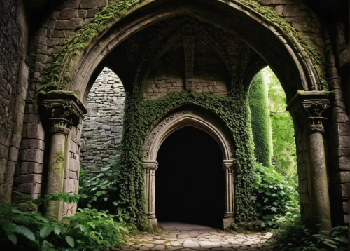 grotto,archways,doorways,entrances,archway,clonfert,entranceway,crypt,cloisters,pointed arch,doorway,cloister,forest chapel,lychgate,portal,alcove,entranceways,entryway,entrada,creepy doorway,Illustration,Black and White,Black and White 23