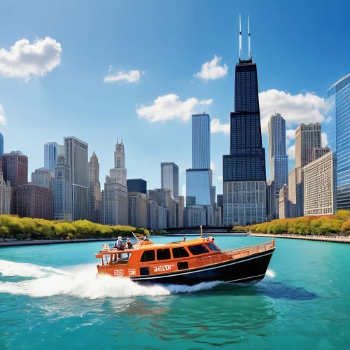 chicagoland,chicago,chicago skyline,chicagoan,water taxi,powerboating,federsee pier,lakefront,illinoisan,jetboat,fireboat,illinoian,speedboats,lake shore,navy pier,chicagoans,great lakes,speedboat,lakeshore,taxi boat,Unique,Design,Logo Design