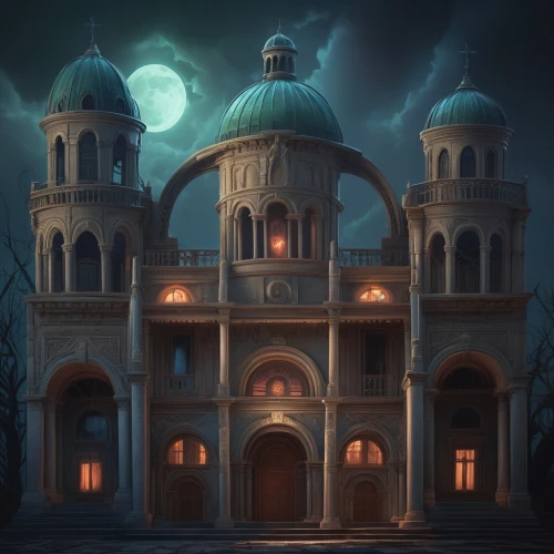 ghost castle,haunted cathedral,witch's house,haunted castle,the haunted house,fairy tale castle,haunted house,ancient house,witch house,castle of the corvin,dreamhouse,magorium,victorian house,sepulchres,peter-pavel's fortress,gold castle,victoriana,ossuaries,mysterium,odditorium,Conceptual Art,Fantasy,Fantasy 01