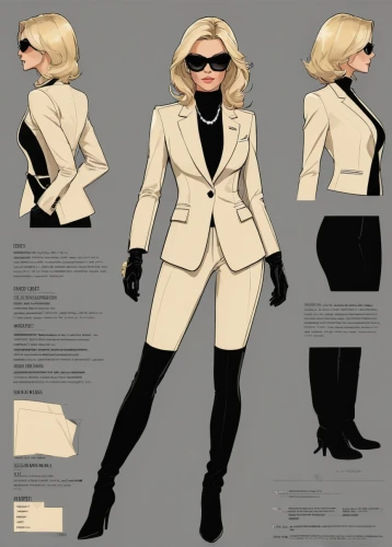 fashion vector,woman in menswear,businesswoman,business woman,spy visual,trenchcoat,vector girl,overcoat,cool blonde,overcoats,coat color,stylization,coat,femme fatale,tailcoat,business girl,joanne,fashion sketch,stylised,retro paper doll,Unique,Design,Character Design