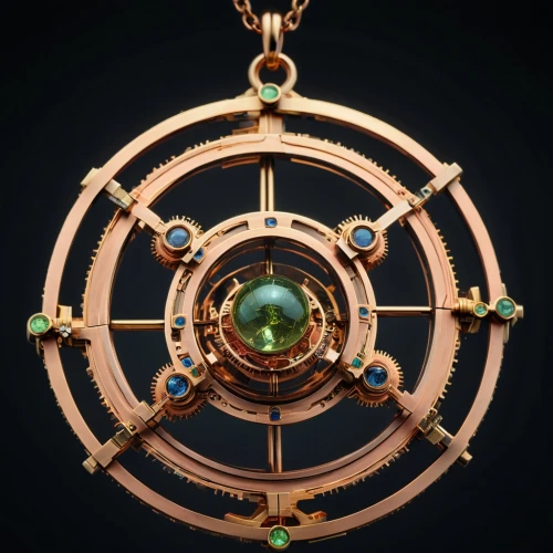 astrolabes,astrolabe,armillary sphere,orrery,circular ornament,armillary,pendulum,cognatic,magnetic compass,bearing compass,gyrocompass,gyroscope,alethiometer,agamotto,bontekoe,pendant,medallion,aranmula,pocketwatch,sextant,Photography,General,Sci-Fi