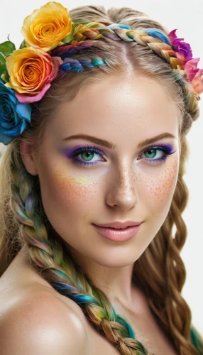 flowers png,beautiful girl with flowers,flower garland,floral wreath,margairaz,girl in flowers,girl in a wreath,rose wreath,celtic woman,upbraids,rose png,elven flower,blooming wreath,wreath of flowers,upbraiding,boho art style,flower wreath,flower background,feather headdress,hula,Conceptual Art,Daily,Daily 32
