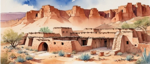 navajo,acoma,abiquiu,bandelier,desert landscape,pueblo,desert desert landscape,puebloans,hualapai,tohono,navaho,puebloan,pueblos,paiute,ariz,zions,fairyland canyon,red rock canyon,shoshoni,zuni,Illustration,Paper based,Paper Based 25