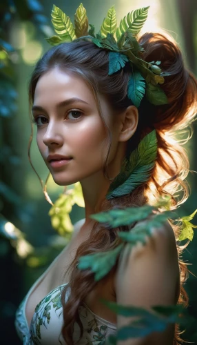 dryad,faerie,faery,dryads,fairie,fae,margairaz,maenads,diwata,elven flower,fauns,maenad,faires,fantasy portrait,margaery,inara,nissa,natural cosmetics,girl in a wreath,seelie,Photography,Artistic Photography,Artistic Photography 02