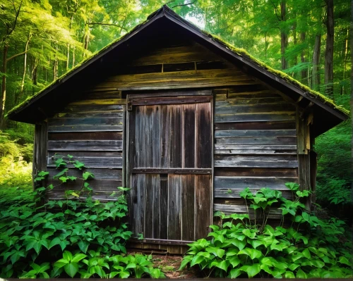 log cabin,forest chapel,woodshed,old barn,outbuilding,garden shed,wooden sauna,springhouse,shed,small cabin,wooden hut,cabin,log home,house in the forest,wood doghouse,sheds,outhouse,greenhut,sauna,the cabin in the mountains,Conceptual Art,Daily,Daily 19