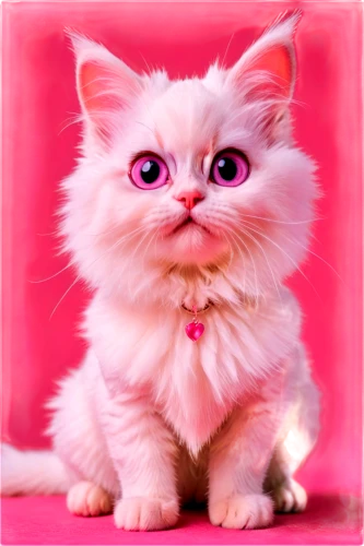 pink cat,murgatroyd,kittenish,cute cat,jiwan,pinkaew,doll cat,cat look,cartoon cat,kittani,magenta,suara,suri,kittu,the pink panter,cat kawaii,puss,pink background,kittner,unico,Conceptual Art,Fantasy,Fantasy 31