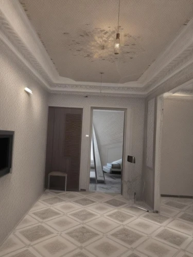 3d rendering,stucco ceiling,concrete ceiling,hallway space,ceiling construction,3d render,interior decoration,3d rendered,wall plaster,modern room,render,structural plaster,plafond,interior design,ceiling lighting,danish room,renders,white room,hallway,basement,Interior Design,Living room,Modern,German Modern Minimalism