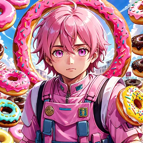 donut illustration,donut drawing,doughnut,donut,watercolor donuts,doughnuts,kreme,cupcake background,candy boy,donat,pink macaroons,krispy,chaoyang,yuuichi,sugarbaker,pink icing,cinnamon roll,yoshimune,chiaki,bakeshop,Anime,Anime,Traditional