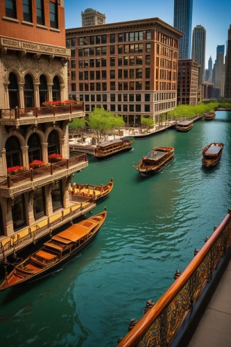 chicago,grand canal,chicagoan,detriot,chicago skyline,milwaukee,chicagoland,dusable,riverwalk,mke,dearborn,streeterville,dubai creek,waterfronts,canals,columbus,kinzie,navy pier,illinoian,canalside,Art,Classical Oil Painting,Classical Oil Painting 44