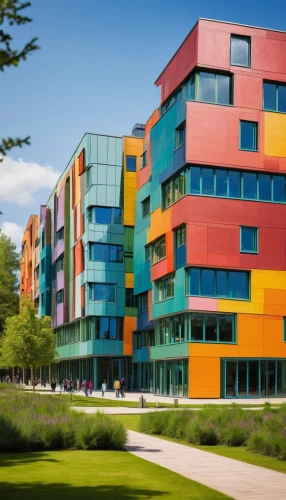 cohousing,rigshospitalet,apartment blocks,multifamily,bicocca,rikshospitalet,colorful facade,skolkovo,leaseholders,technopark,modern architecture,leaseholds,apartment buildings,apartment block,lassonde,esade,genzyme,ocad,hogeschool,technion,Art,Artistic Painting,Artistic Painting 49