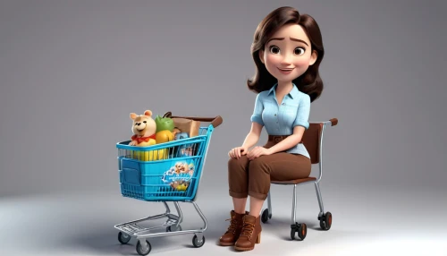 shopping icon,renderman,woman shopping,shopping basket,shopping cart icon,shopping trolleys,bussiness woman,dolly cart,shopping trolley,the shopping cart,salesgirl,toy shopping cart,shopper,saleslady,shopping cart,grocery basket,saleswoman,cashier,cart with products,grocery cart,Unique,3D,3D Character