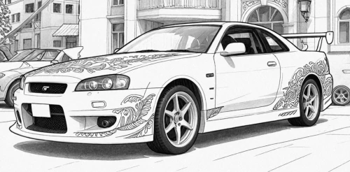 mitsuoka,gtrs,car drawing,illustration of a car,futo,ralliart,isuzu,isuzuki,gto,bodykit,karafuto,tourenwagen,mazdaspeed,impreza,geely,shakotan,fujimi,vfinance,daihatsu,muscle car cartoon,Design Sketch,Design Sketch,Detailed Outline