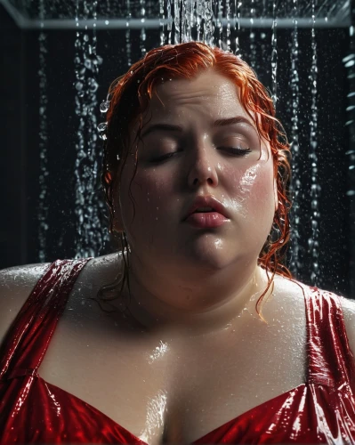 photoshoot with water,wet girl,wet,showerhead,shower,showerheads,water nymph,showering,soaking,lbbw,the girl in the bathtub,gabourey,drenched,in water,splash photography,splashing,bbw,shower of sparks,spark of shower,drenching,Conceptual Art,Fantasy,Fantasy 11