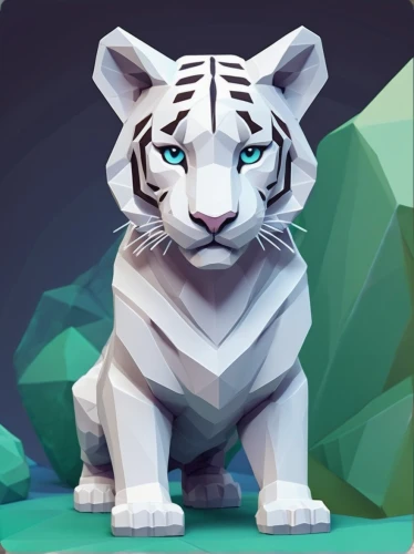 white tiger,white bengal tiger,tiger png,lowpoly,low poly,tiga,tiger,mohan,lion white,blue tiger,diamond zebra,royal tiger,gatab,tiger head,felidae,siberian tiger,zabu,zira,tigon,bengal tiger,Unique,3D,Low Poly