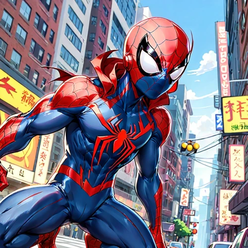 superhero background,spidey,derman,narvel,liederman,webs,spiderman,web,webbed,webbing,webcrawler,romita,time square,spider man,benderman,times square,witharanage,siderman,aranesp,marvel comics,Anime,Anime,Traditional