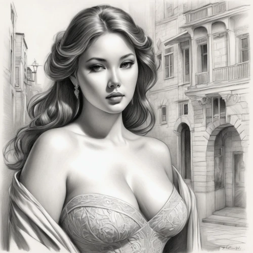 vergara,decolletage,messalina,simony,bacchante,italienne,fantasy art,viveros,brassieres,female model,corsetry,bosoms,proserpina,mastectomies,sirotka,dreamlover,mastectomy,poppea,fantasy woman,vanderhorst,Illustration,Black and White,Black and White 30