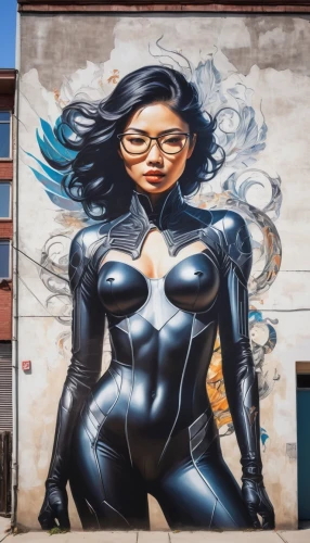 streetart,superheroine,graffiti art,muralism,grafite,super heroine,bruxelles,montpellier,street art,grafitti,femforce,elastigirl,urban street art,muralist,welin,pointz,lyon,graffiti,pantin,graffitti,Illustration,American Style,American Style 08