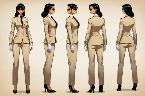 women's clothing,fashion vector,pantsuits,a uniform,patternmaker,women clothes,tailcoats,ladies clothes,shirtdresses,shirttails,stewardess,soejima,tailoring,business woman,business girl,uniforms,bodices,character animation,tailcoat,suyin,Unique,Design,Character Design