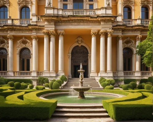 villa cortine palace,villa d'este,palladianism,palace garden,ritzau,cliveden,villa borghese,certosa,mirogoj,palermo,villa balbianello,villa balbiano,cassada,venaria,noto,certosa di pavia,europe palace,camondo,montecarlo,milanesi,Art,Classical Oil Painting,Classical Oil Painting 29