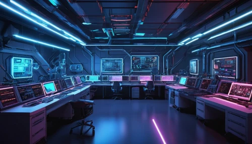 spaceship interior,computer room,ufo interior,cyberscene,80's design,cyberpatrol,scifi,neon arrows,spaceship space,cyberpunk,sci - fi,synth,cyberia,sulaco,futuristic,arktika,neon coffee,sector,the server room,cybersmith,Illustration,Retro,Retro 10