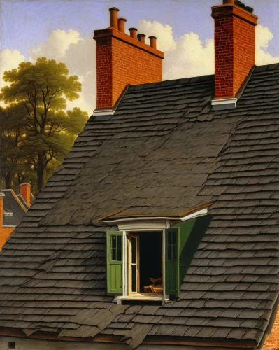 house roofs,roof landscape,dormer window,house roof,dormer,rooflines,roofs,roofline,roofing,roofed,slate roof,roof tiles,dormers,roof,chimneys,houses silhouette,red roof,housetop,house painting,the old roof,Art,Classical Oil Painting,Classical Oil Painting 41