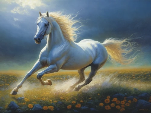 a white horse,pegasys,albino horse,white horse,pegaso,equine,arabian horse,dream horse,pegasi,unicorn art,unicorn background,horseland,lighthorse,pegasus,skyhorse,horse,colorful horse,painted horse,caballo,cheval,Illustration,Realistic Fantasy,Realistic Fantasy 03