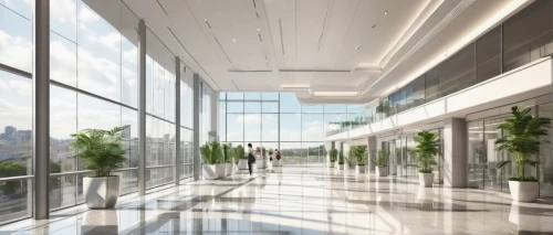 daylighting,atriums,hallway space,office buildings,modern office,blur office background,glass facade,3d rendering,pedway,renderings,glass wall,office building,lobby,skybridge,foyer,hallway,structural glass,corridors,offices,penthouses,Illustration,Paper based,Paper Based 17