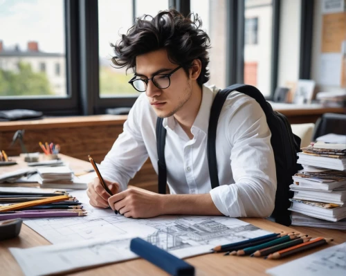 male poses for drawing,reading glasses,librarian,learn to write,nerdy,artist portrait,in a working environment,carbonaro,rodenstock,studious,illustrator,businessman,writing accessories,levenstein,office worker,businesman,erwan,inntrepreneur,professorial,egon,Illustration,Paper based,Paper Based 18