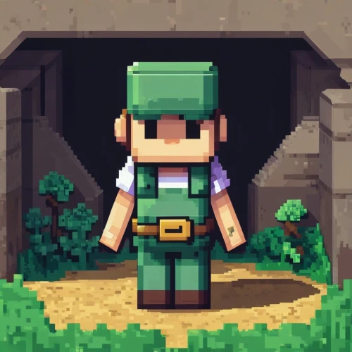 mineshaft,miner,mineshafts,escapists,voxel,farmer in the woods,paleobotanist,minebea,kuribayashi,minerd,minecraft,villager,mini mushroom,starbound,mininster,woodcutter,underminer,glass rock,voxels,pixel art