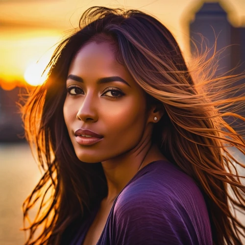 eritrean,marshallese,diggins,shay,demetrias,paulini,african american woman,polynesian girl,ciara,naomie,miesha,micronesian,beautiful african american women,jurnee,sunset glow,mayhle,romantic portrait,golden light,sunburst background,amerie,Conceptual Art,Oil color,Oil Color 19