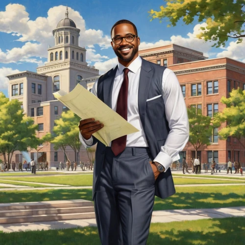 morehouse,academic,black businessman,alumnus,a black man on a suit,principal,howard university,scholar,campuswide,hbcu,cmu,bsu,councilman,mdiv,admissions,hbcus,collegiate,black professional,vanterpool,polemarch,Illustration,Realistic Fantasy,Realistic Fantasy 21