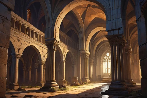 cloister,cloisters,cloistered,arcaded,arcades,archways,undercroft,hall of the fallen,monastic,cathedrals,cathedral,theed,monasterium,arches,colonnades,labyrinthian,monastery,transept,vaults,abbaye de belloc