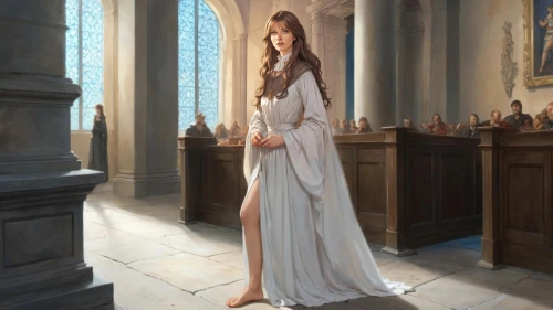 a floor-length dress,girl in a long dress,galadriel,margaery,elenore,canoness,ecclesiastic,guinevere,the angel with the veronica veil,margairaz,aslaug,long dress,eirene,cersei,heatherley,wedding dress,leighton,prioress,wedding gown,angelus
