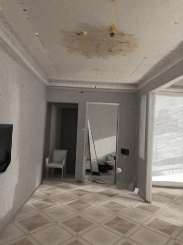 3d rendering,abandoned room,danish room,3d render,hallway space,render,interior decoration,3d rendered,white room,modern room,stucco ceiling,empty interior,empty room,an apartment,home interior,concrete ceiling,apartment,antechamber,guest room,bedroom,Interior Design,Living room,Modern,German Modern Minimalism